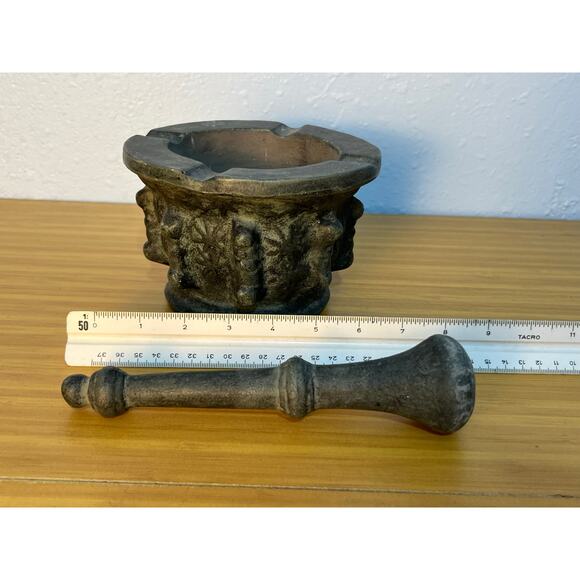VTG Medieval Apothecary Mortar and Pestle Arco Whimsigoth Spooky Castlecore - Picture 5 of 10